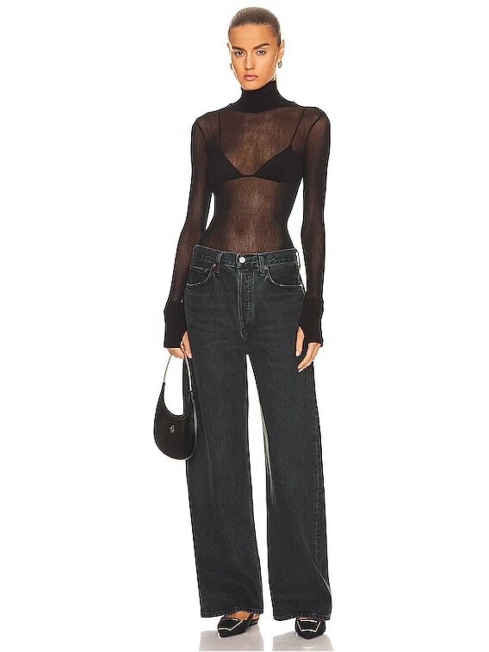 Agolde Low Rise Baggy in Paradox